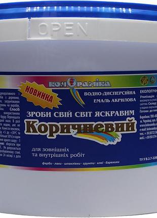 Емаль перламутровая коричневый колорамика 5 кг