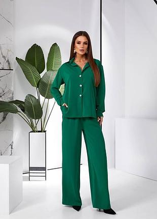Костюм у стилі casual, арт. 345, зелений