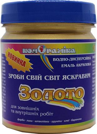 Емаль перламутровая золото колорамика 0.2 кг