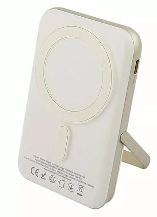 Бездротовий повербанк 10000mah 20w proove knight magnetic powerbank magsafe 38.5wh бежевий (pbgi20012214)