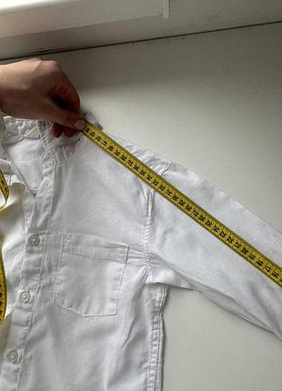 Льняная рубашка h&amp;m 4