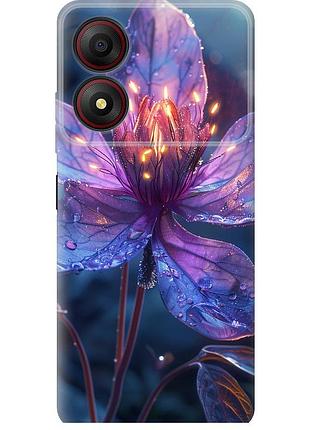 Чехол силиконовый на телефон zte blade a34 магический цветок "6038u-3989-58250"