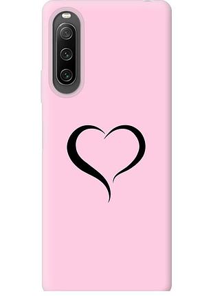 Чохол силіконовий на телефон sony xperia 10 iv серце 1 "4730u-2789-58250"