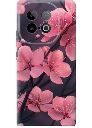 Чохол силіконовий на телефон vivo y300 gt 5g пурпурова сакура "6075u-4151-58250"