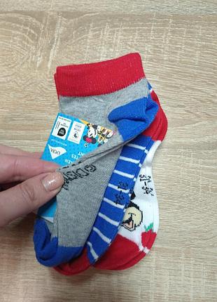 Детские носки disney 4