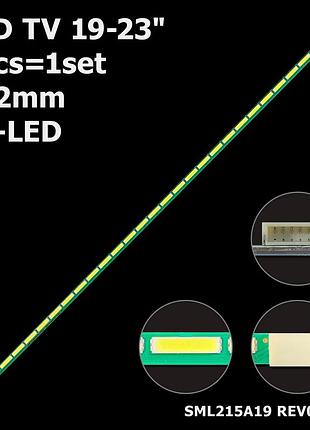 Led підсвітка tv 19-23" 215wf3 lm215wf3 22mp55 ips224 22ea53ta 22mp57 215da41 lm215wf4 sml215a19 1шт.