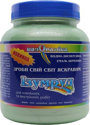 Емаль перламутровая изумруд колорамика 0.5 кг