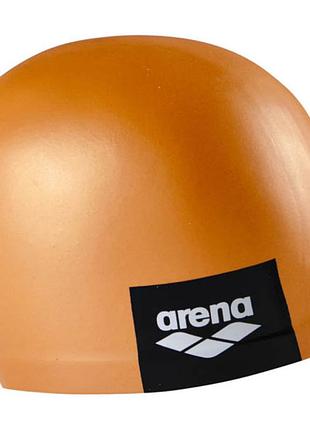Шапочка для плавания arena logo moulded cap медный уни osfm 001912-208