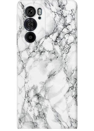 Чехол силиконовый на телефон motorola edge 30 pro мрамор белый "4480u-2826-58250"