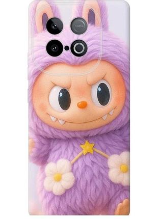 Чехол силиконовый на телефон vivo iqoo z10 turbo лабубу "6708u-4150-58250"