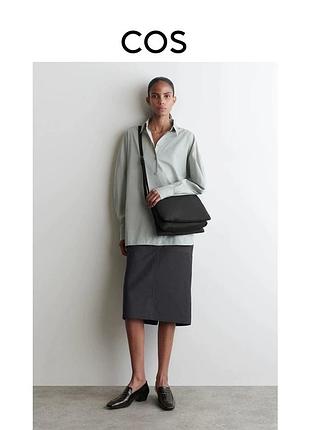 Сумка cos чорна trifold padded crossbody bag 2
