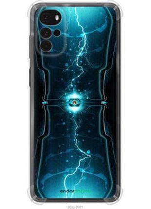 Чехол на motorola g22 молнии в цилиндре "120sp-2681-2448"