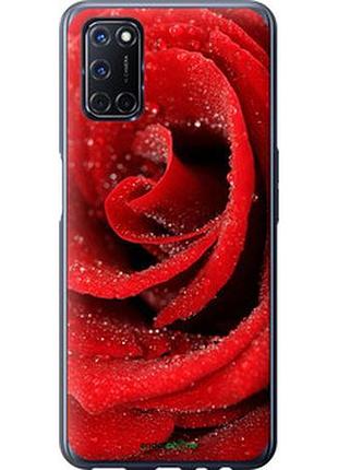 Чехол на oppo a52 красная роза "529u-1930-2448"