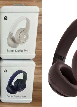 Накладные наушники для телефона beats studio pro deep brown (беспроводные наушники beats studio)