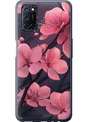 Чехол на oppo a52 пурпурная сакура "6075u-1930-2448"
