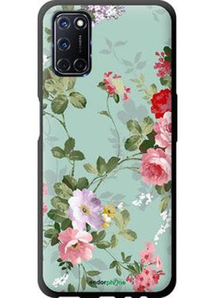 Чехол на oppo a52 цветочные обои 2 "862b-1930-2448"