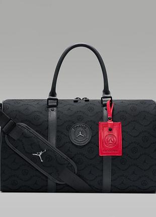 Мужская / женская сумка спортивная найк джордан оригинал nike jordan jam psg monogram duffle mm9112-693