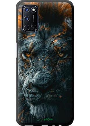 Чехол на oppo a52 пламенный лев "6153b-1930-2448"