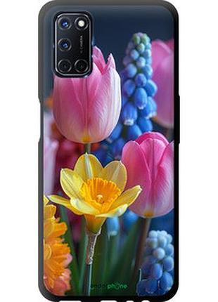 Чехол на oppo a52 весенние цветы "6058b-1930-2448"