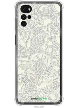 Чехол на motorola g22 белое кружево "4383sp-2681-2448"