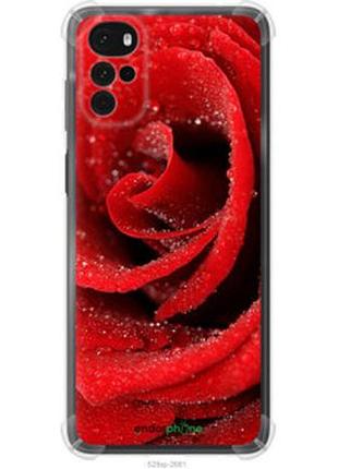 Чохол на motorola g22 червона троянда "529sp-2681-2448"