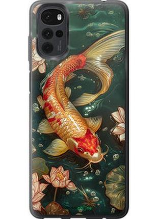 Чехол на motorola g22 мелодия лотоса "6106u-2681-2448"