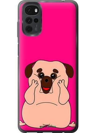 Чохол на motorola g22 веселий мопс "4908u-2681-2448"