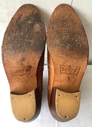 Кожаные сапоги levi’s 7