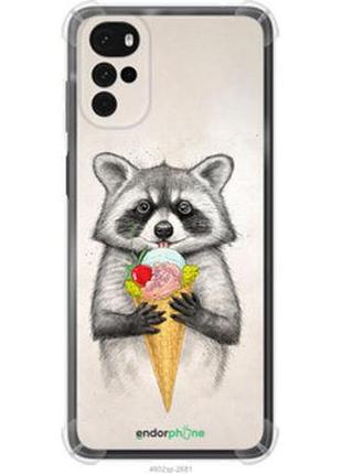 Чехол на motorola g22 енотик с мороженым "4602sp-2681-2448"