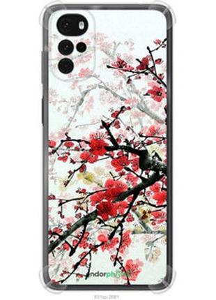 Чехол на motorola g22 цветущий куст "831sp-2681-2448"
