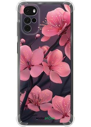 Чехол на motorola g22 пурпурная сакура "6075sp-2681-2448"