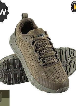 Кроссовки m-tac summer pro army olive | летние, дышащие, усиленные, подошва eva, защита пятки и носка