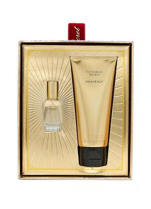 Парфюмированный набор victoria's secret (197575483168) heavenly 2-piece mini eau de parfum & lotion gift set