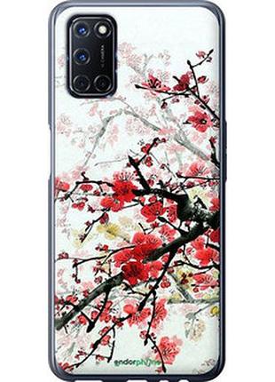 Чехол на oppo a52 цветущий куст "831u-1930-2448"