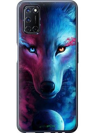 Чехол на oppo a52 арт-волк "3999t-1930-2448"