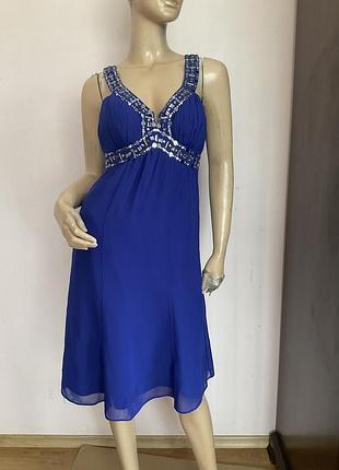 Ошатна волошкова сукня/ s/ brend debenhams