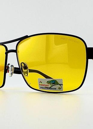 Очки для водителей фотохромные антифары james browne drive jb-1042d__j-drv-x2 с поляризацией желтый