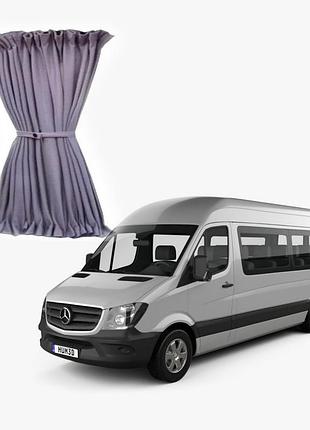 Шторки салону sprinter w906/907 (2006-2025) довга база сірі