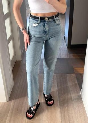Джинси zara straight full length