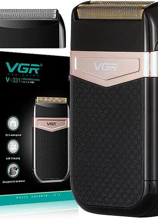 Портативная бритва vgr v-331 для сухого и влажного бритья, дорожный шейвер