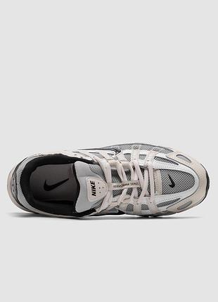 Nike p-6000 'white beige black 9