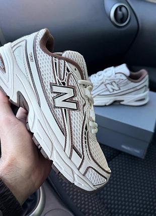 Жіночі кросівки new balance 740 white brown
