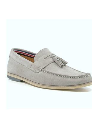 Замшевые лоферы river island torris loafer 5061578 light grey р.42 eu