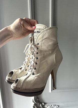 Ботильоны high heels miu miu оригинал
