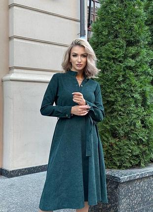 Вельветова сукня