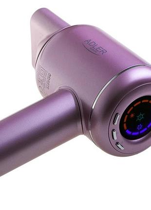 Фен для волос adler ad 2270p superspeed 1600w с дисплеем ионизация mv-27