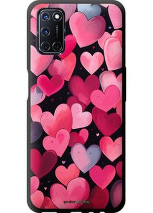 Чехол на oppo a52 сердечки 4 "5662b-1930-2448"