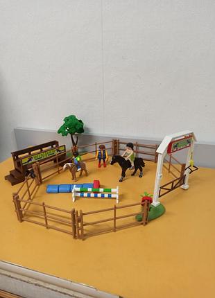 Игровой набор конструктор-&nbsp;playmobil 4185 dressage&nbsp;тренировки по выезде