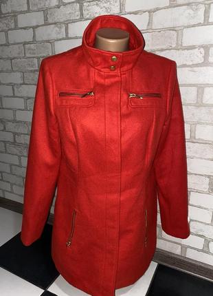 Нове червоне пальто жіноче george1 фото