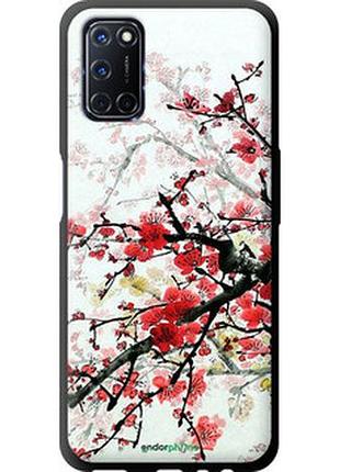 Чехол на oppo a52 цветущий куст "831b-1930-2448"